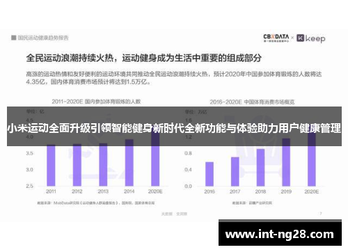 小米运动全面升级引领智能健身新时代全新功能与体验助力用户健康管理